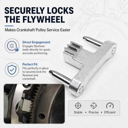 Flywheel Locking Tool 112589034000 Compatible with Mercedes-Benz M112, M113, M272, M273, M276, OM629, OM642