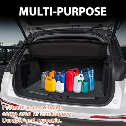XL Oil Spill Mat (36" x 59")(4-Pack), Premium Absorbent Oil Pad, Reusable, Washable,Waterproof Backing Contains Liquids, No Soak Through,Protects Garage Floor Surface - size: 36" x 59" (4 Pack)
