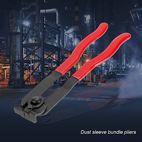 Snap Ring Pliers Heavy Duty Cv Joint Clamp Ring Pliers Ring Pliers Kit Install Tool Ear Type Boot Clamp Pliers Split Ring Pliers Ring Bender Tool (Dustproof casing clamp) - size: Dustproof casing clamp