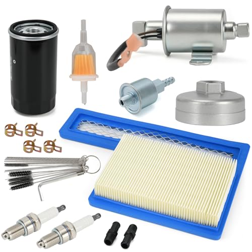 Tune Up Maintenance Kit Fit For Onan RV QG Generators 5500 7000, HGJAA HGJAB HGJAC,Includes 122-0836 Oil Filter & Wrench,140-3116 Air Filter,149-2341-01 Fuel Filter,167-1638 Spark Plug - size: Tune Up Kit - 3