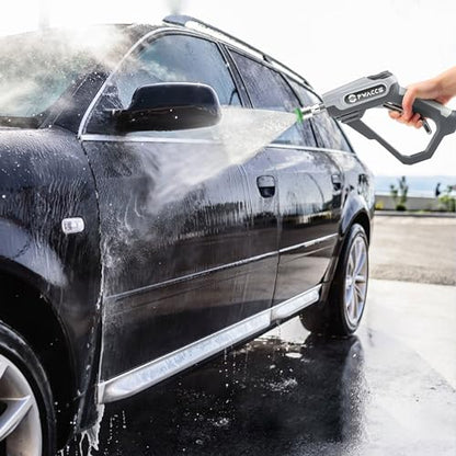 PWACCS Pressure Washer Foam Gun, Short Pressure Washer Gun, Foam Cannon for Car Wash Kit with 1/4" Quick Connector, Pressure Wash Handle for Power Washer with M22 Male Inlet, 4000 PSI, 1.5 Liter - size: 1.5 L