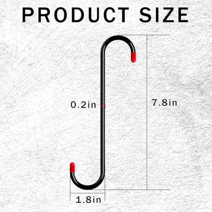 BFXM 2PCS Brake Caliper Hanger Caliper Hangers Hooks with Rubber Tips | Durable Steel, Rust-Proof Automotive Tools For Braking, Axle, Suspension, Herramientas para Extensión de Frenos - color: Black-2PCS