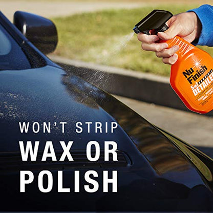5-in-1 Complete Detailer Spray with Towel by Nu Finish, Preserves and Protects Car Detailing, Includes 1 Microfiber Towel, 22 Oz Spray - style: 5-in-1 Detailer Spray with Towel