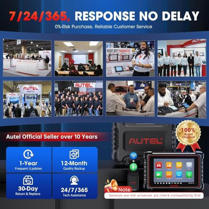 Autel Scanner MaxiCOM MK900BT 2026, MK900-BT V2.0 Bidirectional Diagnostic Scan Tool, 33ft BT Ver of MK900 MX900 8in Up of MK808S MK808BT PRO MX808S MK808Z, 40+ Reset, 3K+ Active Test, CANFD DoIP, FCA