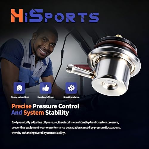HiSport Fuel Injection Pressure Regulator Compatible with Chevrolet Express 1500 Silverado 2500 HD for GMC for Buick for Cadillac, 4.2bar Replaces PR4060 - size: HSFPR4060