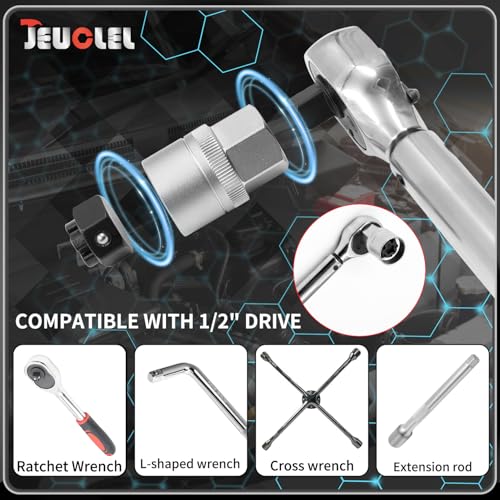 22PCS Wheel Locking Nut Key Kit Compatible with VW VAG Volkswagen | Wheel Lock Nut Socket Adapter Set, Anti-Theft Lug Removal Tool, Anti-Theft Screw Remover, Repair Tool, Tyre Fitting, garage - size: Kit 22 pieces