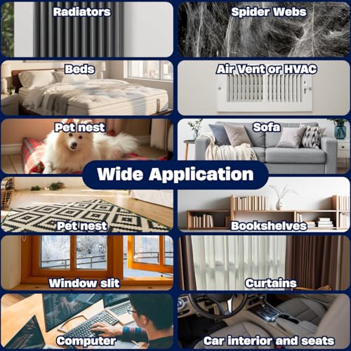 Horse Hair Vacuum Attachment (1.25 Inch) plus 1 3/8'' to 1 1/4'' Vacuum Hose Adapter: Soft Bristle Brush 32mm Vacuum Accessories for Car Detailing, Furniture, Blinds, Air Vents & Delicate Surfaces