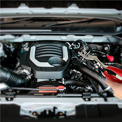 4PCS Hose Clamp Pliers, Spring Clamp Plier, Self-Tightening Hose Clamps Remover Tool, Long Reach Wire Spring Hose Clamp Pliers for Automotive Fuel Oil Water Hose, Coolant Radiator Heater