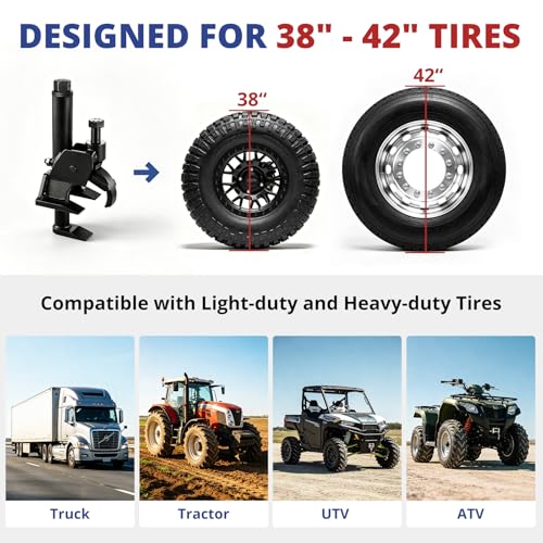 Manual Tire Bead Breaker Change Tool Fits 38"- 42" Tires for ATVs/UTVs, Tractors, Trucks, Car Repair