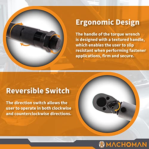 MACHOMAN Ratchet Torque Wrench Set (TQW203) - style: TQW203
