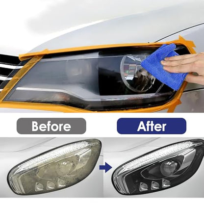 200ML Headlight Restoration Liquid,Automobile Headlight Lens Polish Repair Liquid, Car Headlight Scratch Restoring Fluid for Repair Headlight Yellowing, Haze, Scratches - size: 200ML