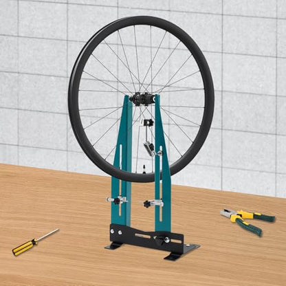 Bike Wheel Alignment Truing Stand, Adjustable Rim Inspection Portable Wheel Balancer, Bicycle Straightener Tool for Bike Wheels Straightener