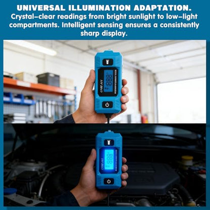 Automotive Circuit Fault Probe Tester, Portable High-Precision 20A 48V Automotive Circuit Fault Probe Tester, 2-in-1 Wire Tracer Short Finder, Car Fuse Blade Checker with LED Display & Front Light