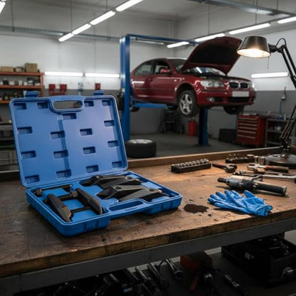 6 Pieces Ball Joint Separator Kit Various Sizes Ball Joint Puller Set Carrying Case Included Tie Rod End Remover Set for DIY Enthusiasts