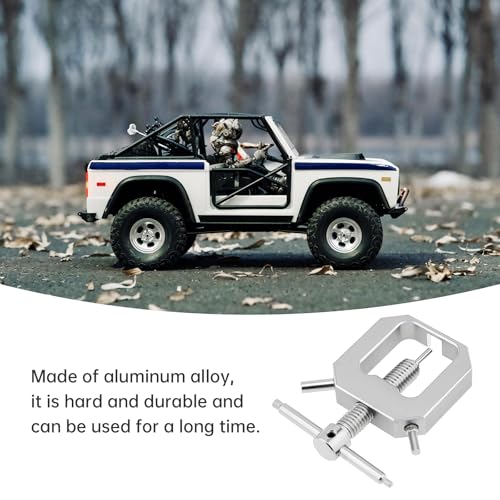 Motor Gear Puller, Universal Motor Pinion Gear Puller Remover Mini Gear Puller for RC Vehicle Models Rc Car Fan (Silver) - color: Silver