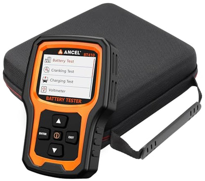 ProtectiveCarrying Case Compatible with Ancel BT410 12V Car Battery Load Tester Health Cranking Charging Test（ Only Case）