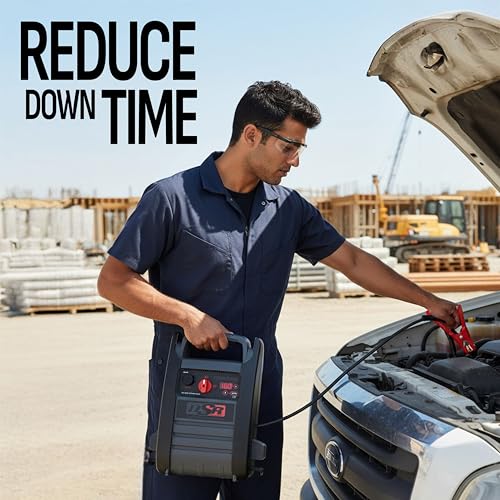 Schumacher Electric DSR ProSeries Car Battery Jump Starter - 2200 Peak Amp 12V Car Starter, Jump Box & Portable Power Station - Digital Display, Heavy-Duty Clamps - DSR165 - style: 12V 2200 Peak Amp