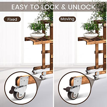 Nefish Side Mount Casters 2 Inch L-Shaped Small Rubber Caster Set of 4, Ball Bearing 360 Degree Plate Swivel Castors Wheel 600 LBS, Casters Wheels for Furniture, Baby Bed, Kitchen, Cabinet, Table - style: 2 Inch L-shape Casters