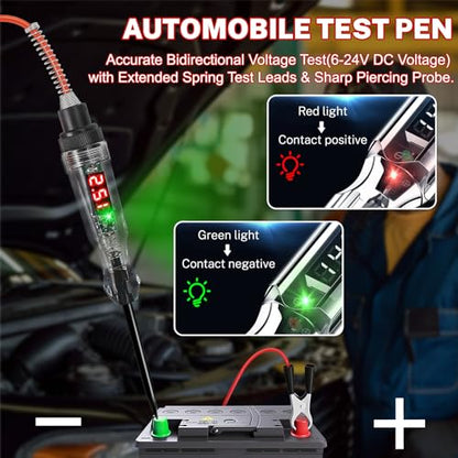 9 PCS Automotive Electrical Disconnect Pliers Kit, High-Carbon Steel Electrical Terminal Connector Separator Removal Clip Set with 37960/37980 Plier, Auto Test Pen, Terminal Pin Repair Tool - size: 9Pcs Connector Disconnect Pliers Kit