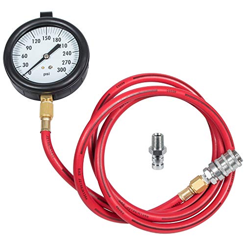 Bonbo TU-32-20 Compucheck Fuel System Pressure Test Gauge 0-300 PSI for Cummins & Other Diesel Engines with Compuchek Ports