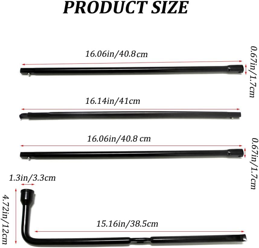 Spare Tire Tool Kit, Super Duty Spare Tire Jack Lug Nut Wrench Release Repair Handle Kit with Leather Case Replacement for Ford F250 350 450 550 2008-2016