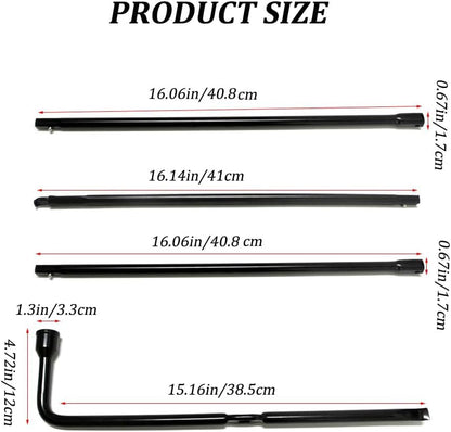 Spare Tire Tool Kit, Super Duty Spare Tire Jack Lug Nut Wrench Release Repair Handle Kit with Leather Case Replacement for Ford F250 350 450 550 2008-2016