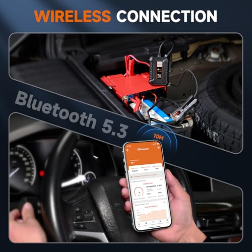 FOXWELL BT60 Car Battery Tester, 6V 12V Bluetooth Battery Load Tester & FOXWELL BT301 12V Car Battery Tester,