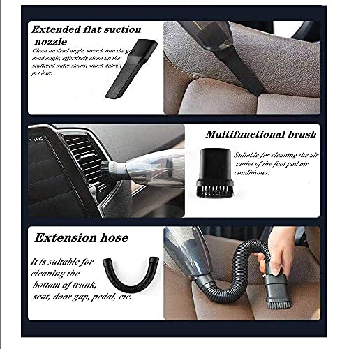 Car Wash Kit with High Power Handheld Vacuum Car Wash Detailing Mop kit | Car Cleaning Kit Detailing Brush Safety Hammer Car Wash Brush Microfiber Gloves Washing Sponge fo Car Washing Kit - size: XXL-11