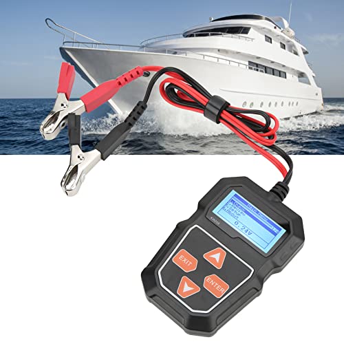 12V Car Battery Load Tester, Digital Auto Battery Analyzer, Automotive Alternator Tester for Truck SUV, Color TFT LCD Screen, Wide Application for All 12V Batteries