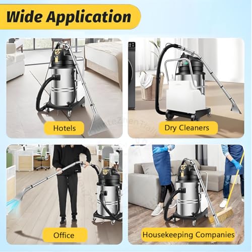 1034w Commercial Carpet Cleaner Machine,Portable Extractor Car Detailing,5-In-1 Multi-Purpose Vacuum Washer,Stainless Steel Body,for Carpet Sofa Curtain Cleaning 20L - size: 20L