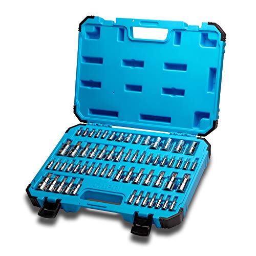 Capri Tools CP30031 Master Torx Star Socket Set, 60-Piece, Silver