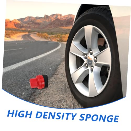 Unomor High-Density Sponge Tire Dressing Applicator Brush for Cars Handheld Waxing Tool 5-Piece Set for Automotive Detailing and Tire Shine Application