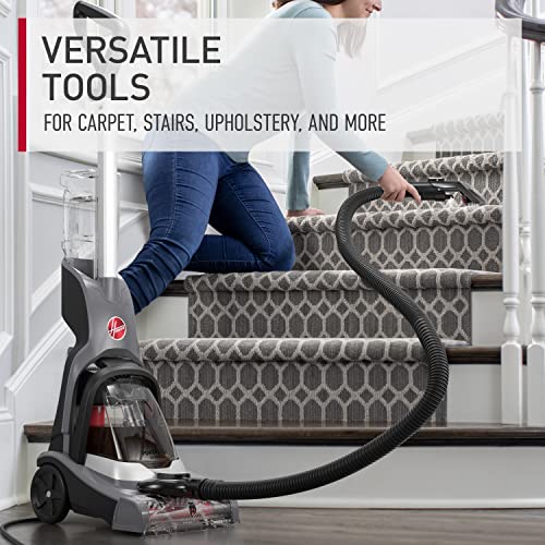 Hoover PowerDash Pet Advanced Compact Carpet Cleaner Machine with Above Floor Cleaning, Lightweight Carpet Shampooer Machine, Pair with a Hoover Carpet Cleaner Solution for a Bright, Refreshed Home - style: PowerDash Advanced