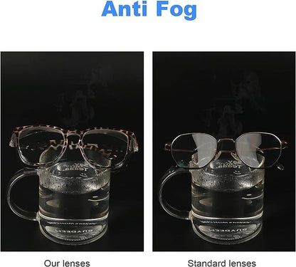 Stylish Safety Glasses Goggles for Women Girls Anti-fog Glasses Protective Eyewear Clear Glasses - color: Blue+tortoise+new-tortoise