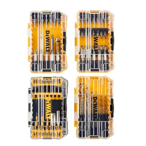 DEWALT Screwdriver Bit Set, 100 Pc Impact Driver Bit Set with Drill Bits, Magnetic Holder and Nut Drivers, FlexTorq Impact Ready, ToughCase Included (DWA2FTS100) - size: One Size