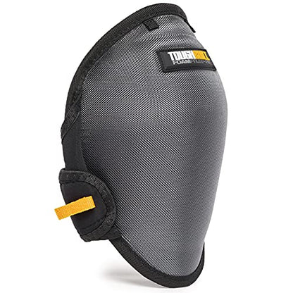 ToughBuilt – FoamFit Professional Knee Pads, Heavy-Duty Ergonomic Support with Adjustable Straps for All-Day Comfort & Protection (TB-KP-2B) - size: Standard (Grey/Black)