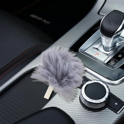 Hemobllo 3pcs Car Detailing Brush Set for Interior Cleaning with Soft Fiber Bristles Versatile Car Dust Brush for Hard-to-Reach Areas Including Air Vents and Dashboard Tools for Drivers