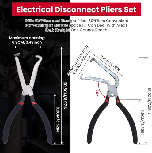 Electrical Connection Pliers CV Joint Boot Tool For Auto UTV ATV | Electrical Connection Pliers 60 Degree Electrical Disconnect Plier CV Boot Clamp Pliers CV Joint Boot Clamp Tool ﻿