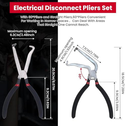 Electrical Connection Pliers CV Joint Boot Tool For Auto UTV ATV | Electrical Connection Pliers 60 Degree Electrical Disconnect Plier CV Boot Clamp Pliers CV Joint Boot Clamp Tool ﻿