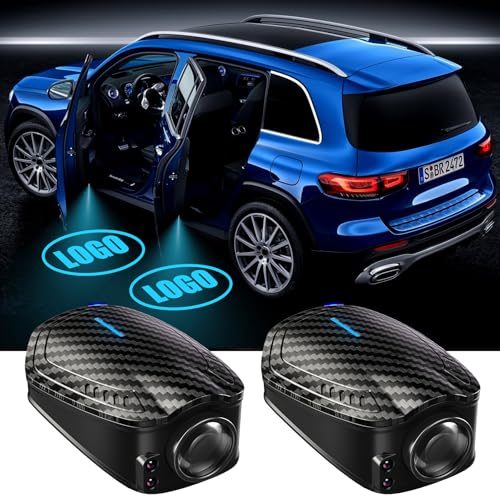 SPOBODY 2PCS Car Door Light Projector Led Car Door Projector Rechargeable HD Car Welcome Courtesy Ghost Shadow Lamp Fit for All Cars (for Too-yo-ta) - style: for tooo-Yo-