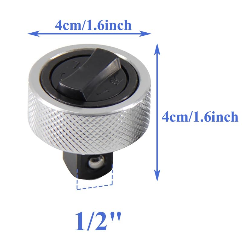 1/2" Drive Reversible Thumbwheel Ratchet Wrench, Palm Ratchet Wrench, Finger Ratchet - color: 1/2" Drive