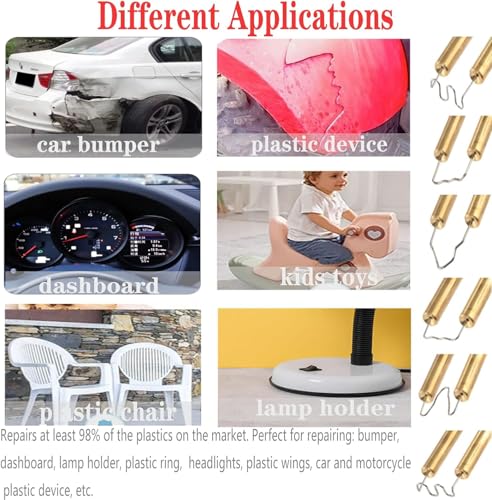 220w Plastic Welder,Upgraded 2 in 1 Plastic Welding Kit,Plastic Repair Kit 1000pcs Hot Staples & 92pcs Plastic Welding Rods for Car Bumper Plastic Crack Repair(Black) - style: Hot Staples-black