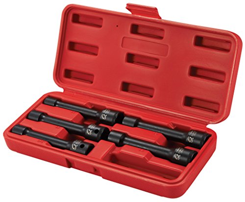 SUNEX TOOLS 2625 1/2" Drive Head Bolt Socket Set, 5-Piece