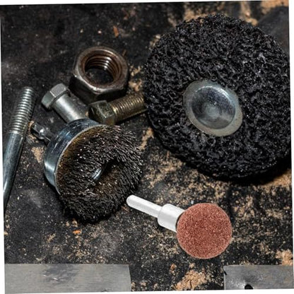SOLUSTRE Tire Buffer Wheel for Quick and Efficient Car Tire Repair Small Abrasive Grinding Head with Linking Rod for Professional and DIY Mechanics - size: 6.00X2.50X2.50CM