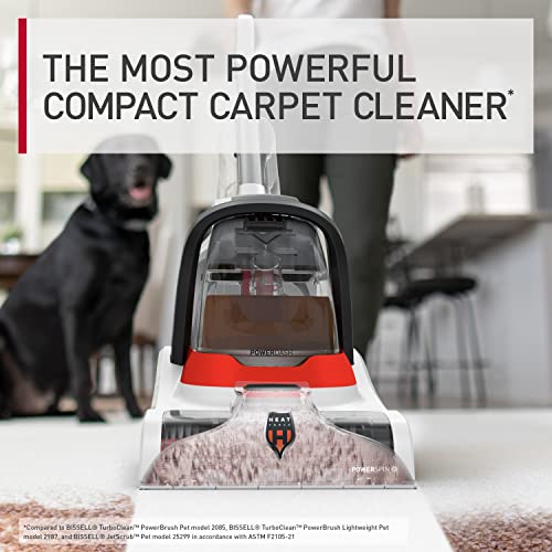 Hoover PowerDash Pet+ Compact Carpet Cleaner, Lightweight Carpet Shampooer | Heatforce Faster Drying, Pet Brush Roll, Use with a Carpet Cleaner Solution for a Bright, Refreshed Home - style: PowerDash Pet+