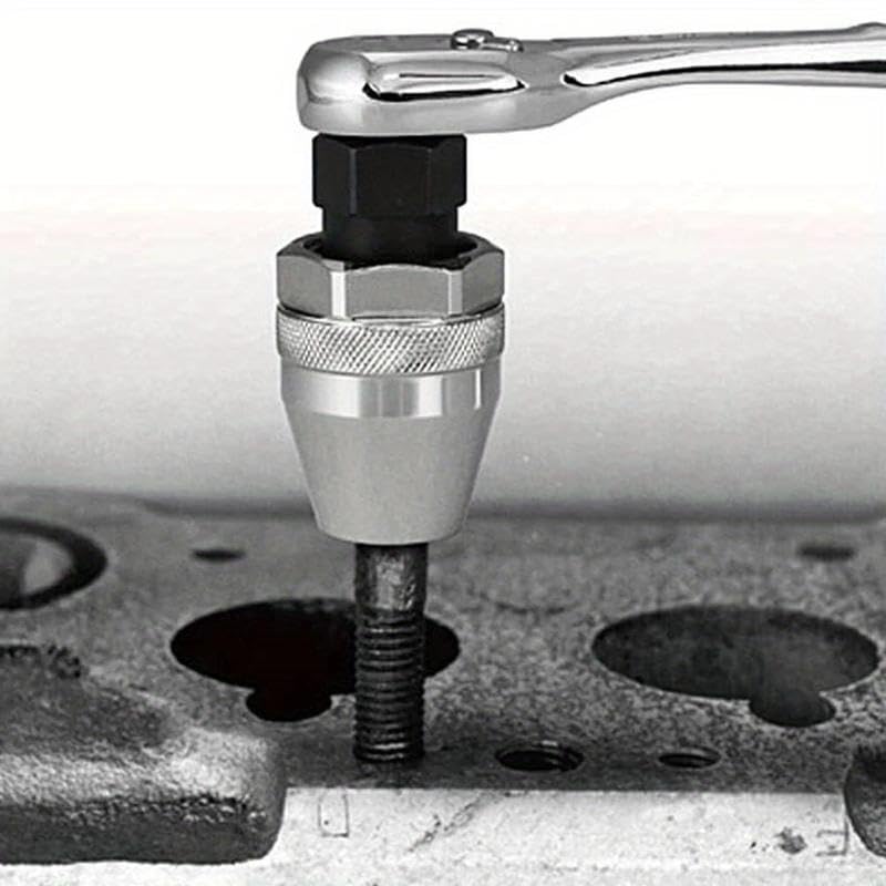 6-13mm Broken Bolt Extractor Set - Metal Damaged Stud Remover Tool for Impact Wrench and Ratchet, Non-Electric Manual Operation