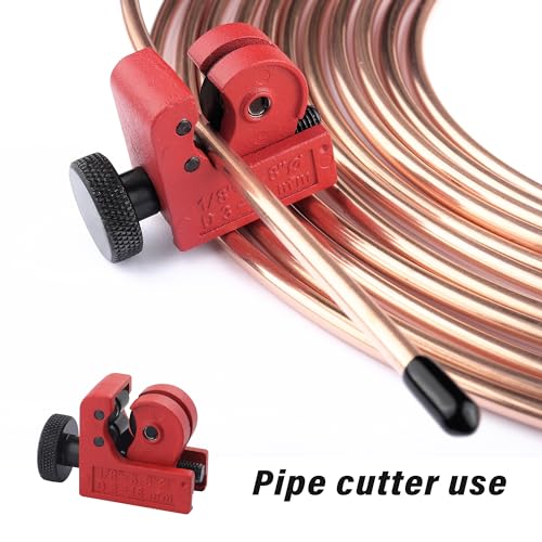 3/16 Brake Line Kit with 16 Brake Line Fittings and Tubing Bender,Double & Single Brake Line Flaring Tool Kit Car Accessories Fits for Most Hydraulic Braking Systems