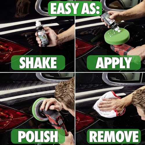 SONAX Perfect Finish 5L | Scratch and Swirl Remover Polish | Machine Compound | Paint Correction Polish | High Gloss | Black Paint Polish | No Fillers Paint Correction | 224500 - size: 169.1 fl. oz.