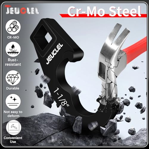 5PCS 1/2” Drive Tie Rod Adjusting Tool Set for Chevy Ford and More | Pitman Arm, Tie Rod End Removal, Ball Joint Suspension Remover, Automotive Tie Rod Front End, Outer Tie Adjusting Socket Tool