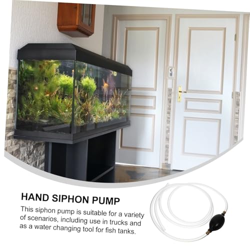 DECHOUS Oil Sucker Siphon Pump Manual Transfer Hose for Car Truck Lightweight and Siphon Kit for Effortless Liquid Transfer for Fish Water Changing